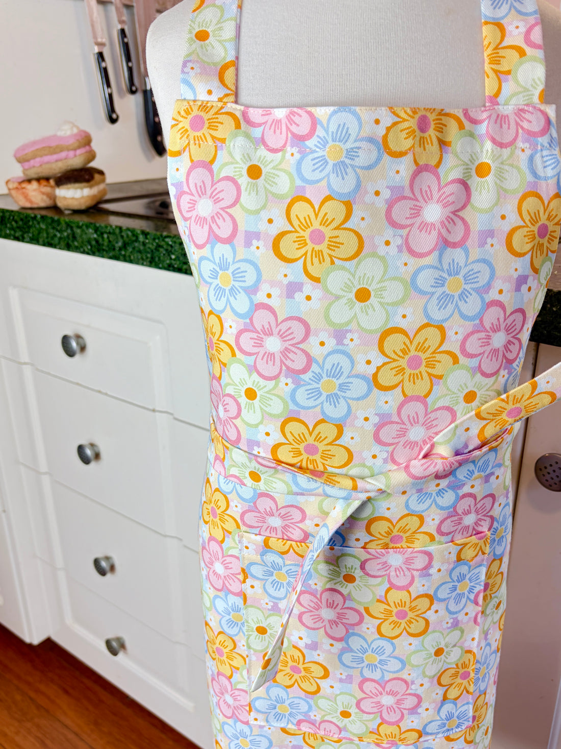 Sweet Sakura Apron for Your Favourite Floral Loving Kiddo