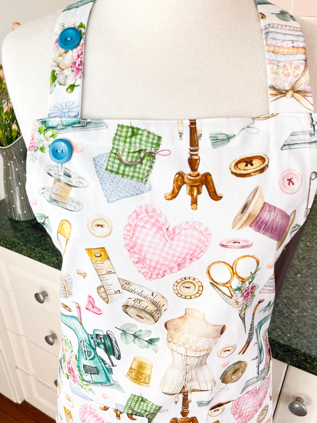 Sewists Will Love this Beautiful Cotton Apron
