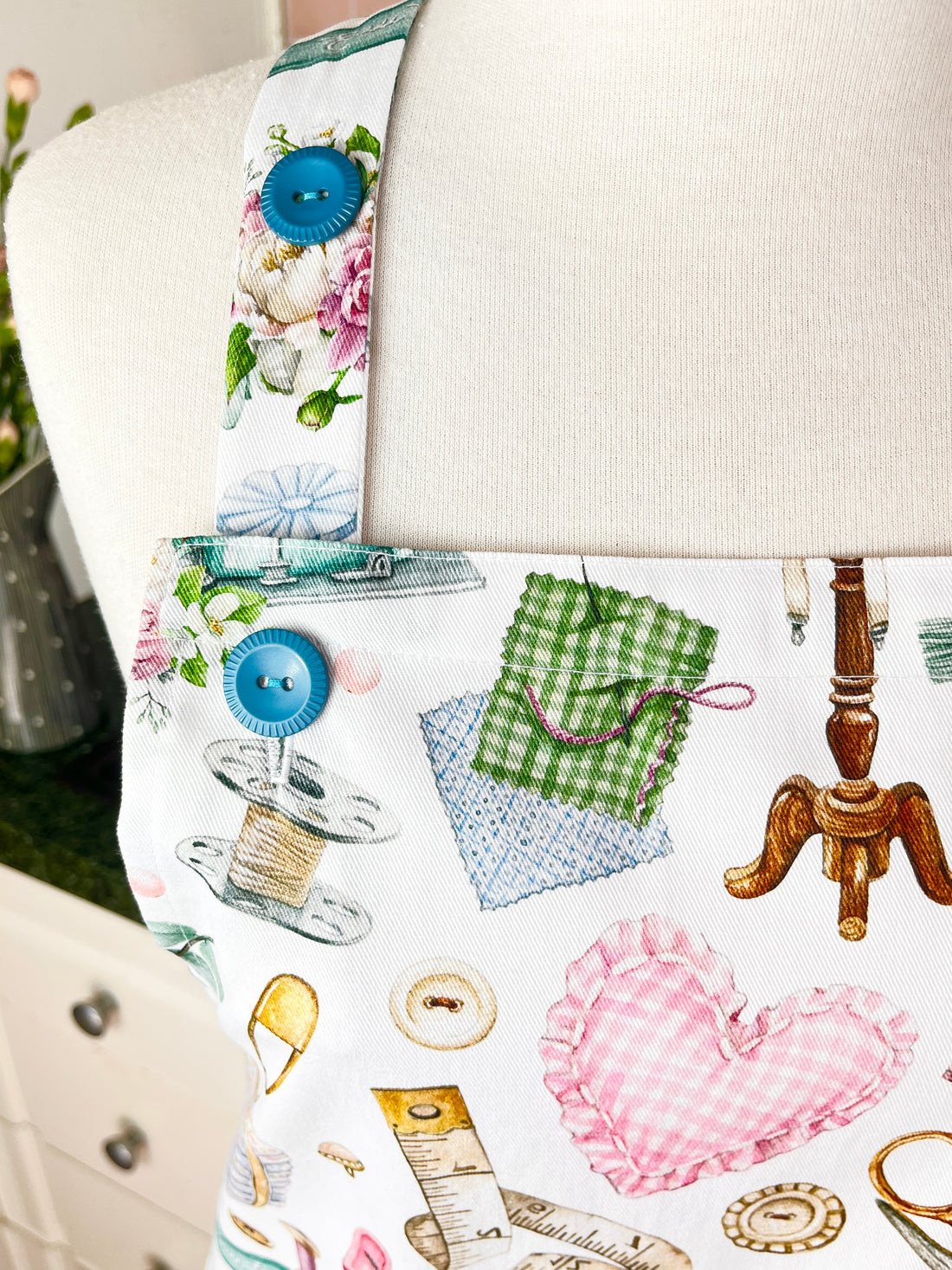 Sewists Will Love this Beautiful Cotton Apron