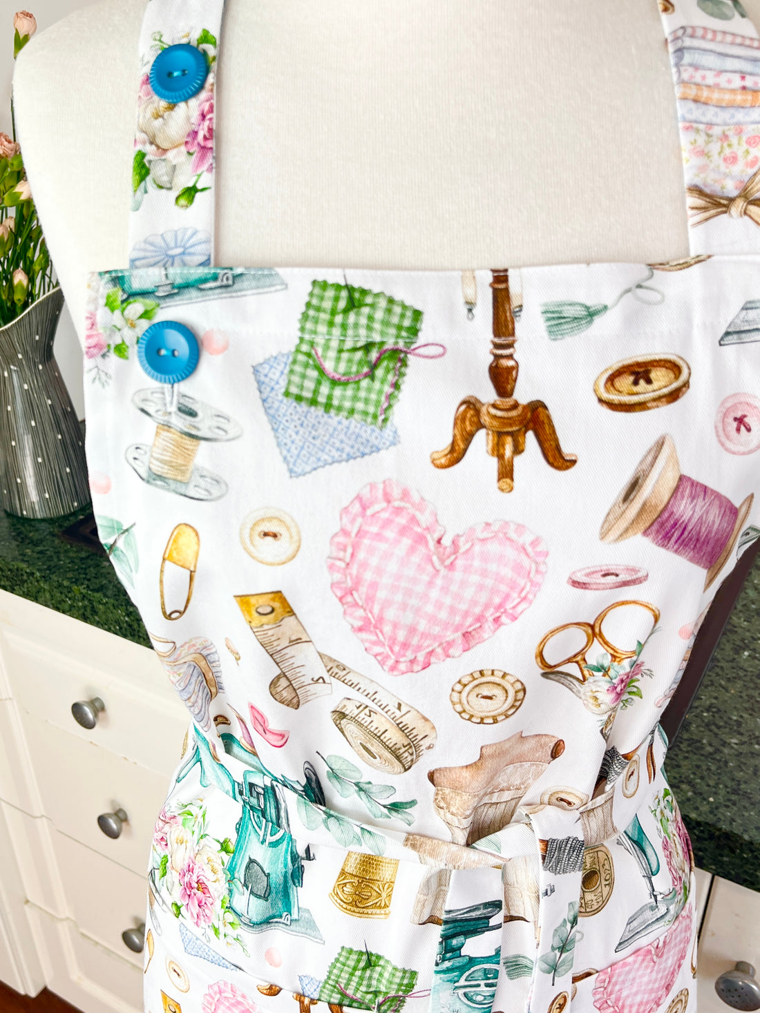 Sewists Will Love this Beautiful Cotton Apron