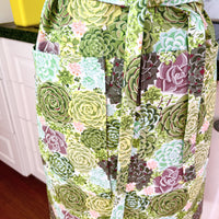 Sensational Succulent Apron for Any Adult