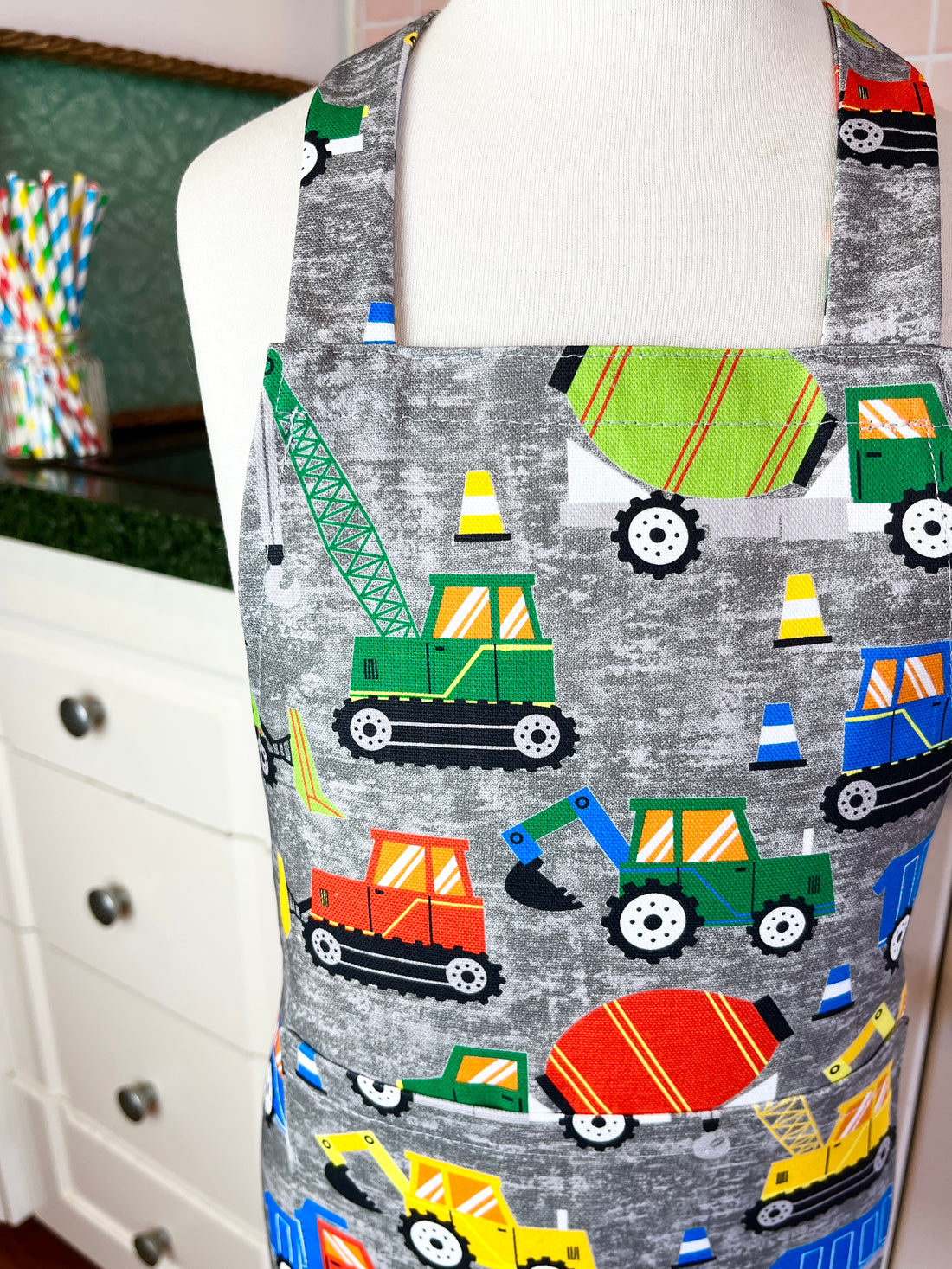 A Terrific Truck Apron is Perfect for Any Toddler