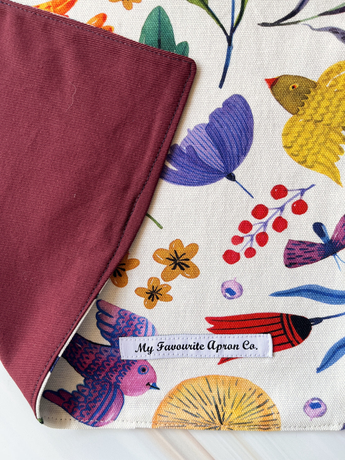 This Beautiful Table Runner has a Scandinavian Style