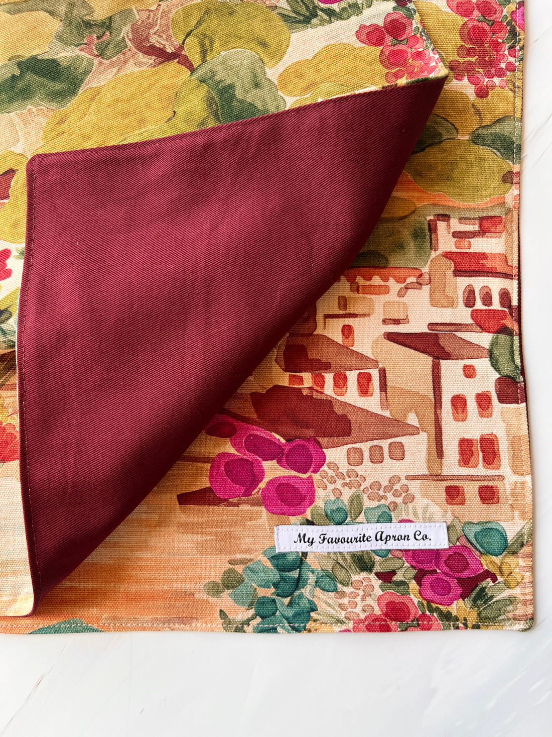 A Beautiful Set of Two Placemats That Take You Straight to Italy