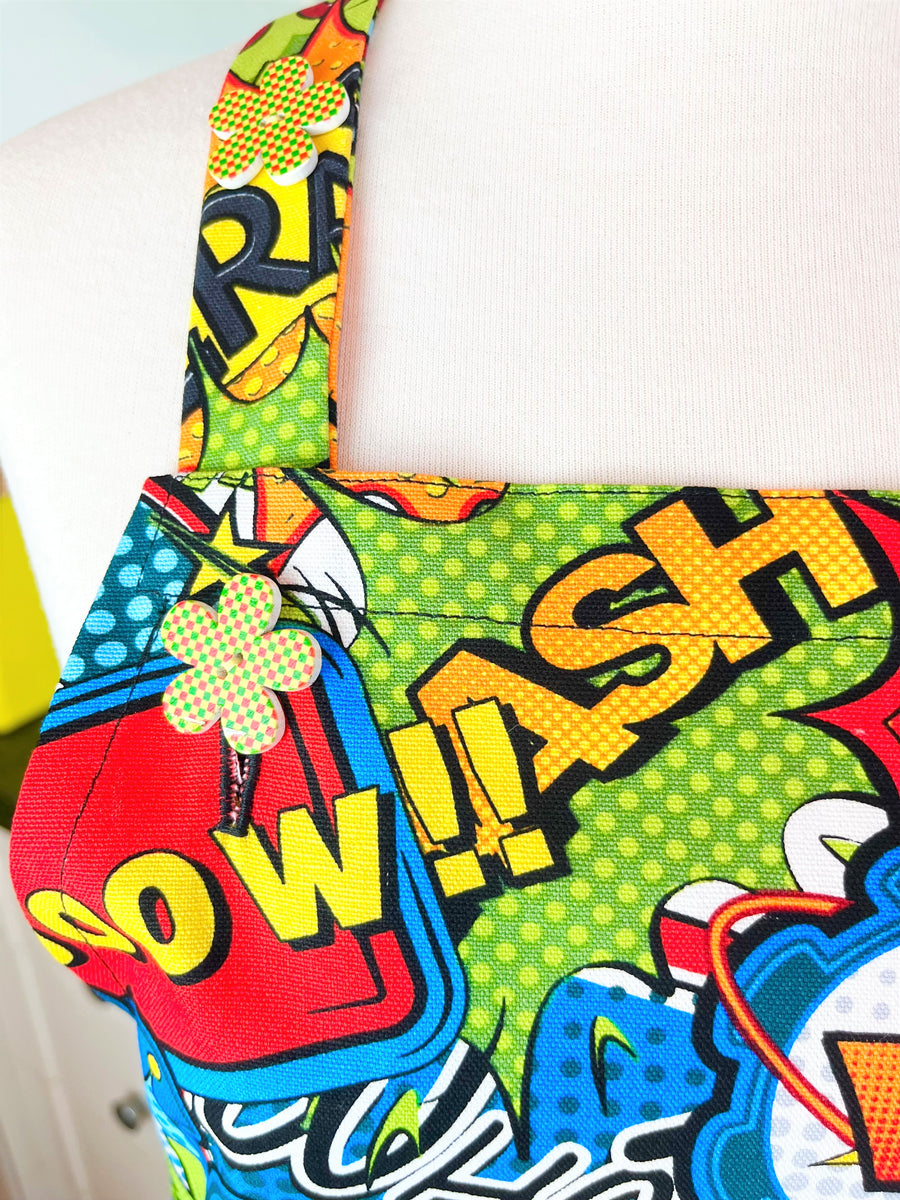 Comic Book Apron Perfect for Any Fun Baker or BBQ-er