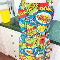 Comic Book Apron Perfect for Any Fun Baker or BBQ-er