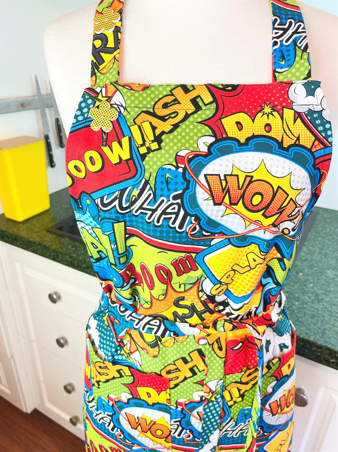 Comic Book Apron Perfect for Any Fun Baker or BBQ-er