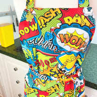 Comic Book Apron Perfect for Any Fun Baker or BBQ-er