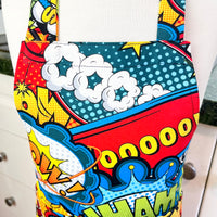 Comic Book Patterned Small Childs' Apron