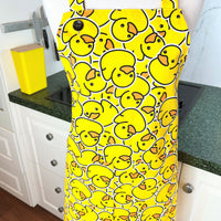 Bright and Fun Ducky Apron for a Funky Baker