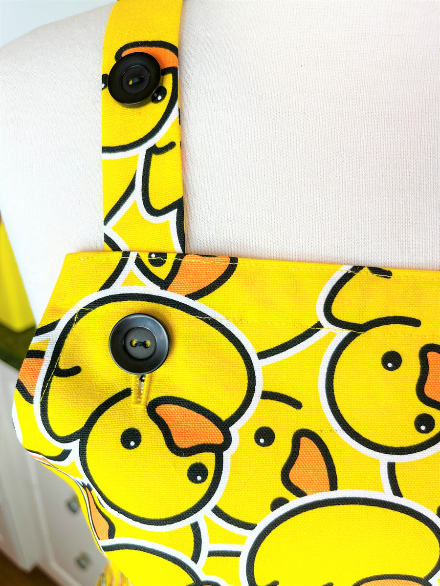 Bright and Fun Ducky Apron for a Funky Baker