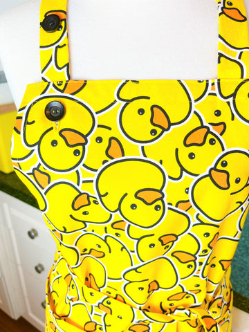 Bright and Fun Ducky Apron for a Funky Baker