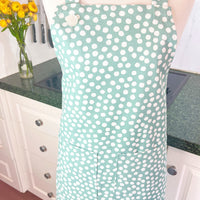 Mint Green Polka Dot Apron