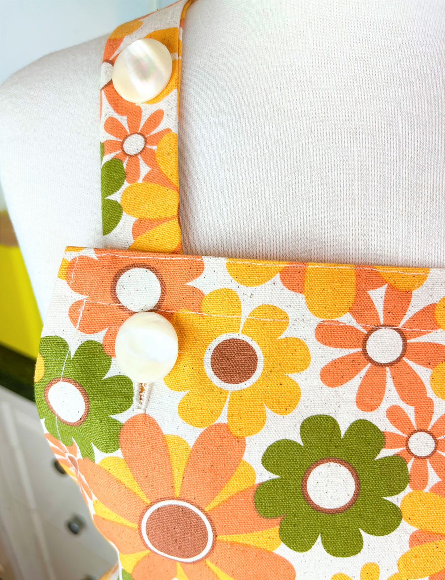 Retro Floral Apron for Your Favourite Funky Cook