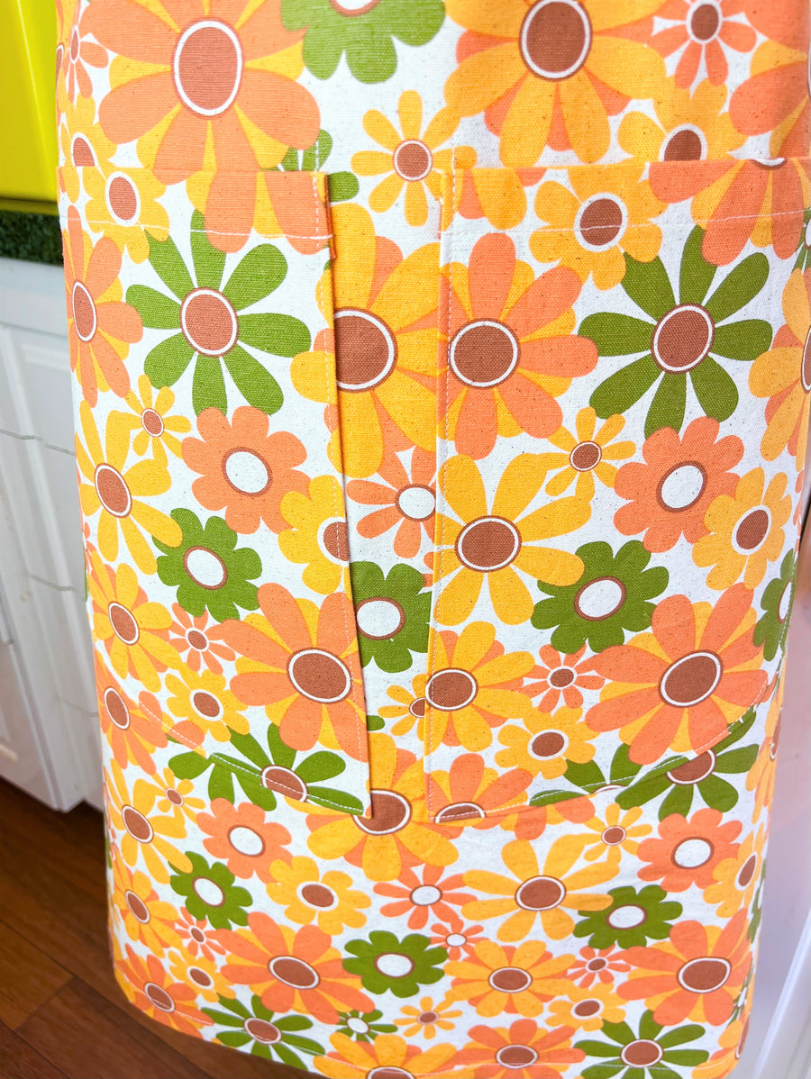 Retro Floral Apron for Your Favourite Funky Cook