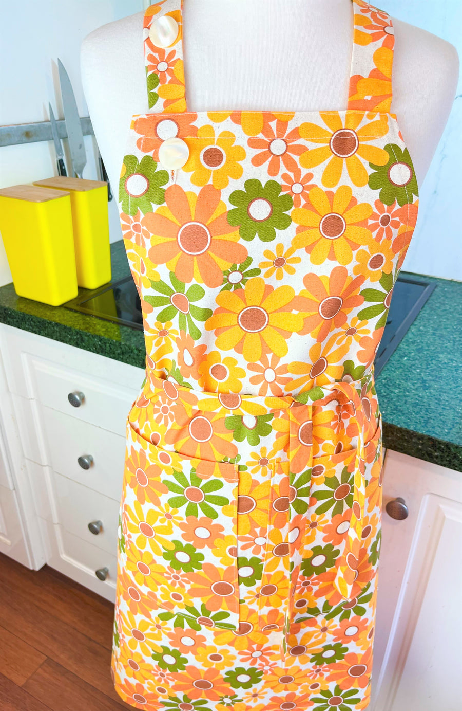 Retro Floral Apron for Your Favourite Funky Cook