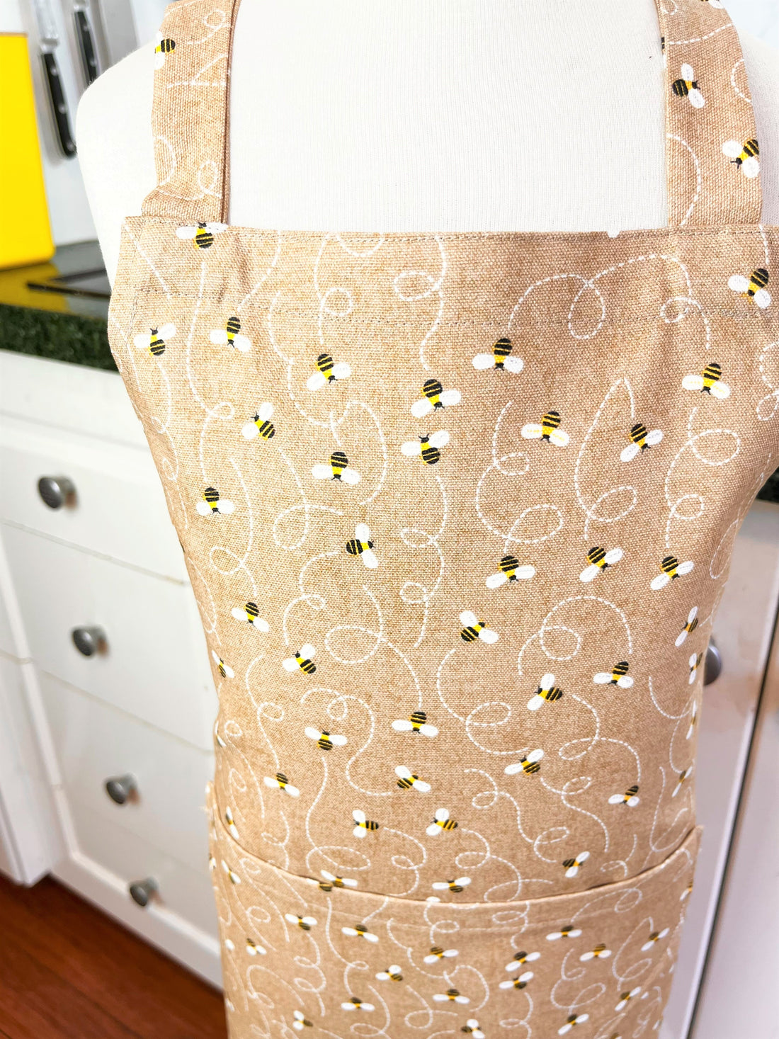 Delicate Bee Apron for Your School Aged Child