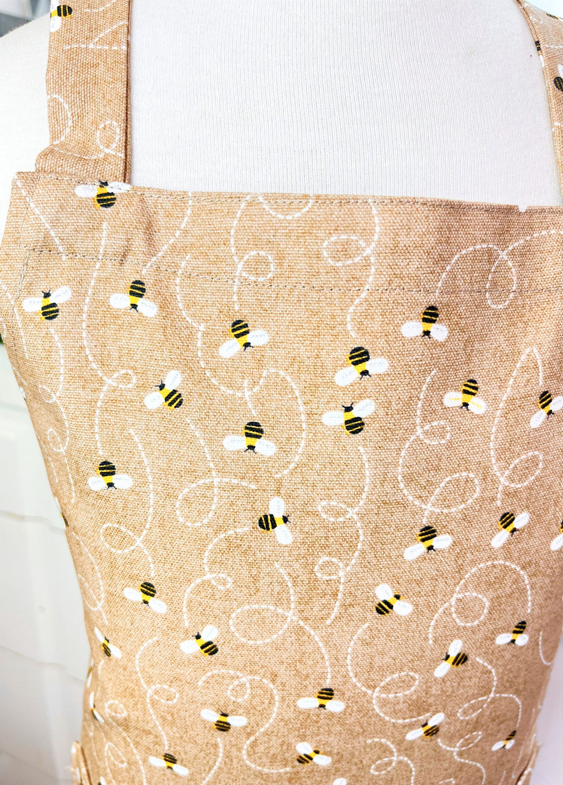 Delicate Bee Apron for Your School Aged Child