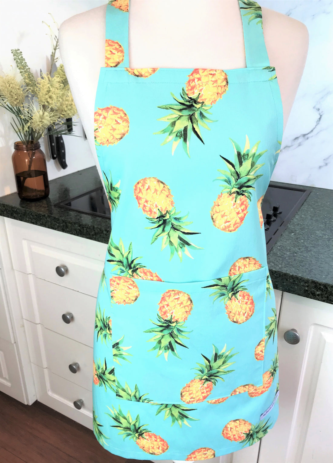 Fresh Pineapple Apron for a Petite Adult or Teenager