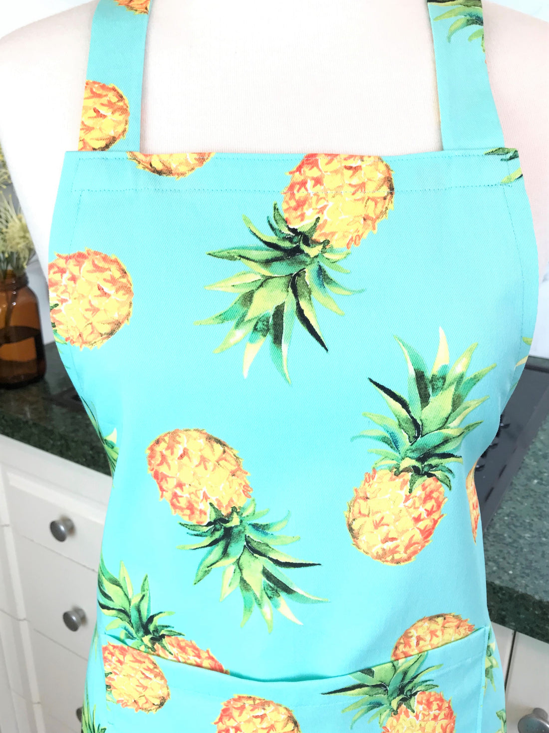 Fresh Pineapple Apron for a Petite Adult or Teenager