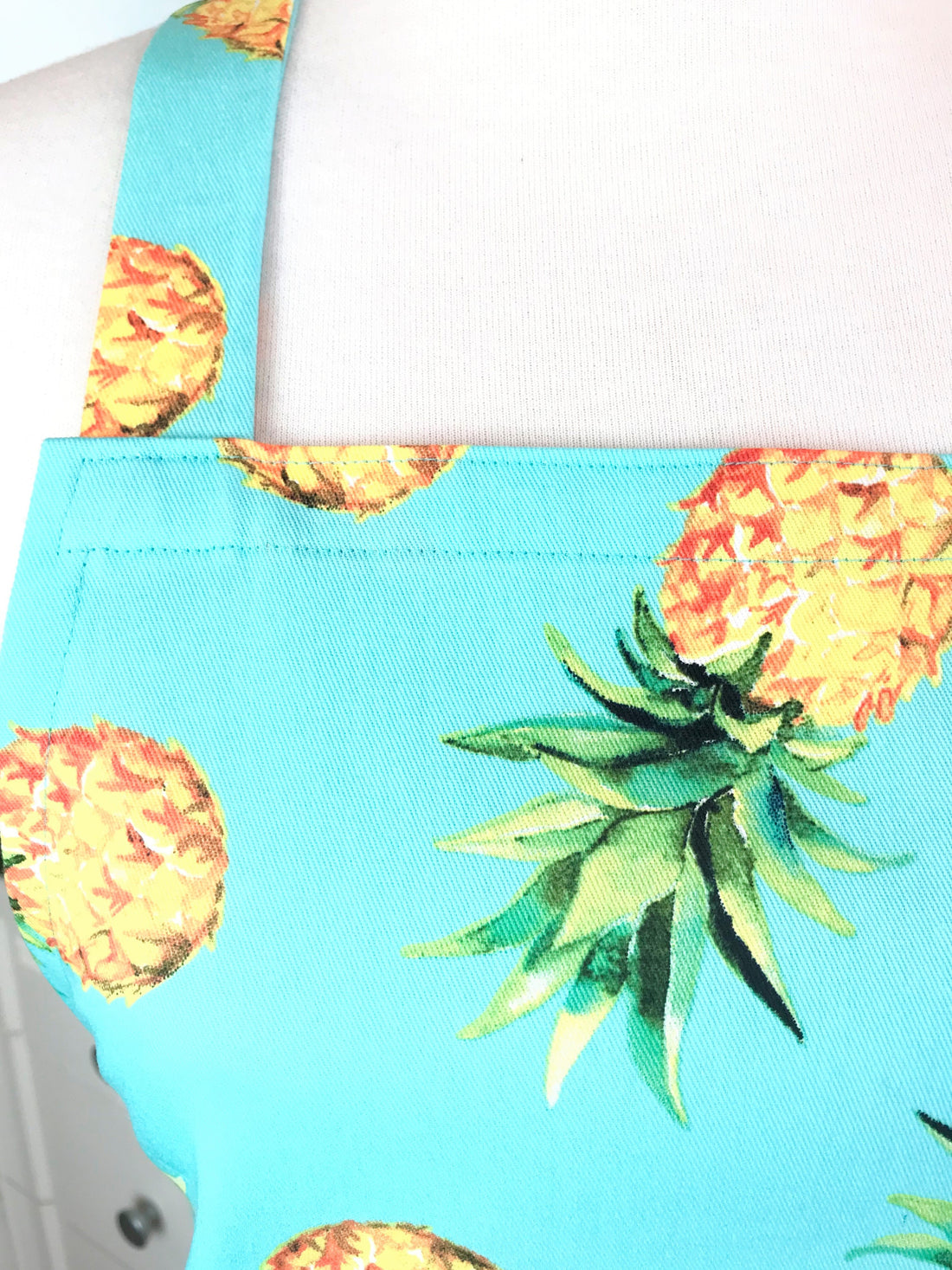 Fresh Pineapple Apron for a Petite Adult or Teenager