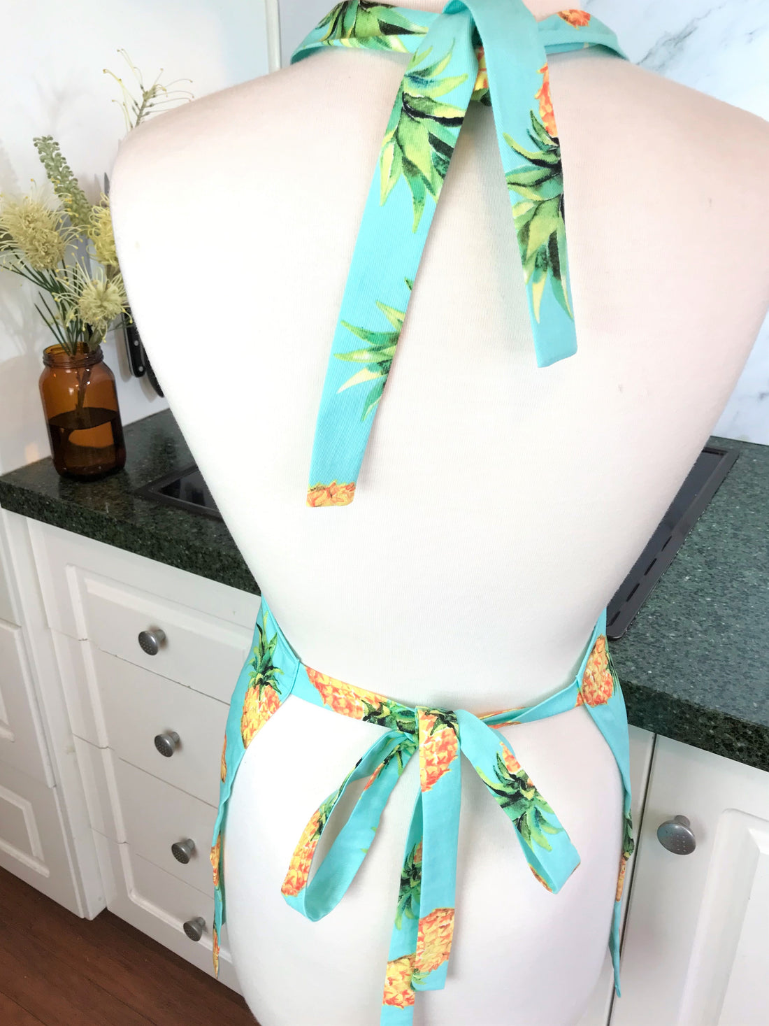 Fresh Pineapple Apron for a Petite Adult or Teenager