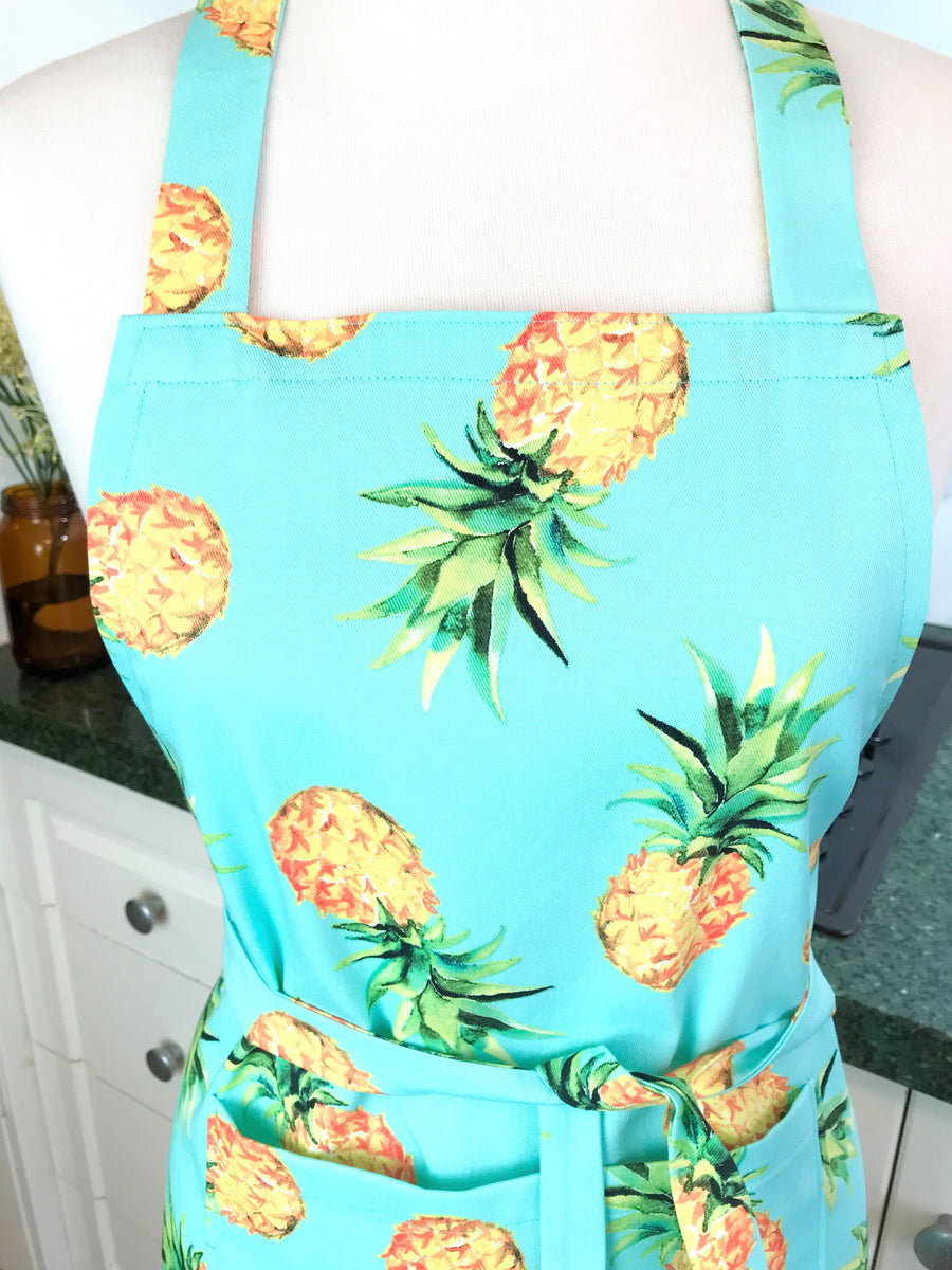 Fresh Pineapple Apron for a Petite Adult or Teenager